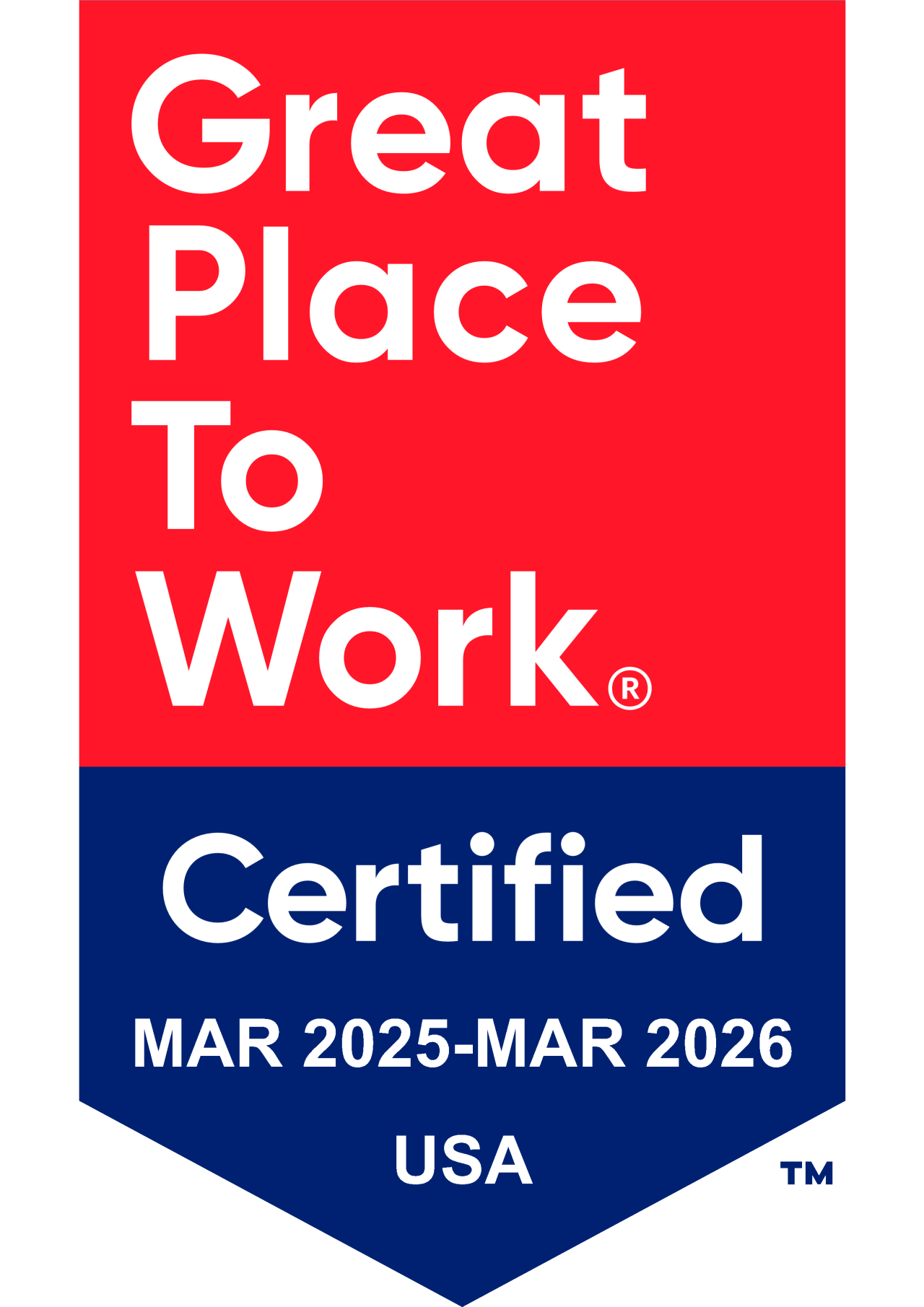 Great Places to Work Certified